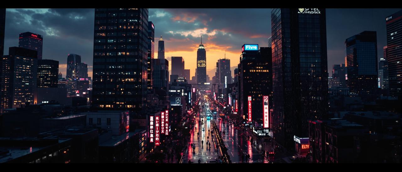 第一影院作品 城市之光 高清HD背景图
